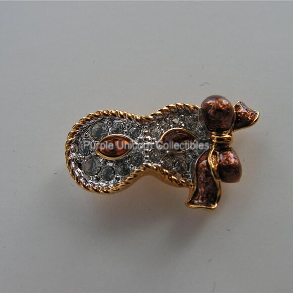 Swarovski Crystal Mask Tac Pins Set of 3 SCS 1999-2000-2001 Masquerade Trilogy - Picture 2 of 4